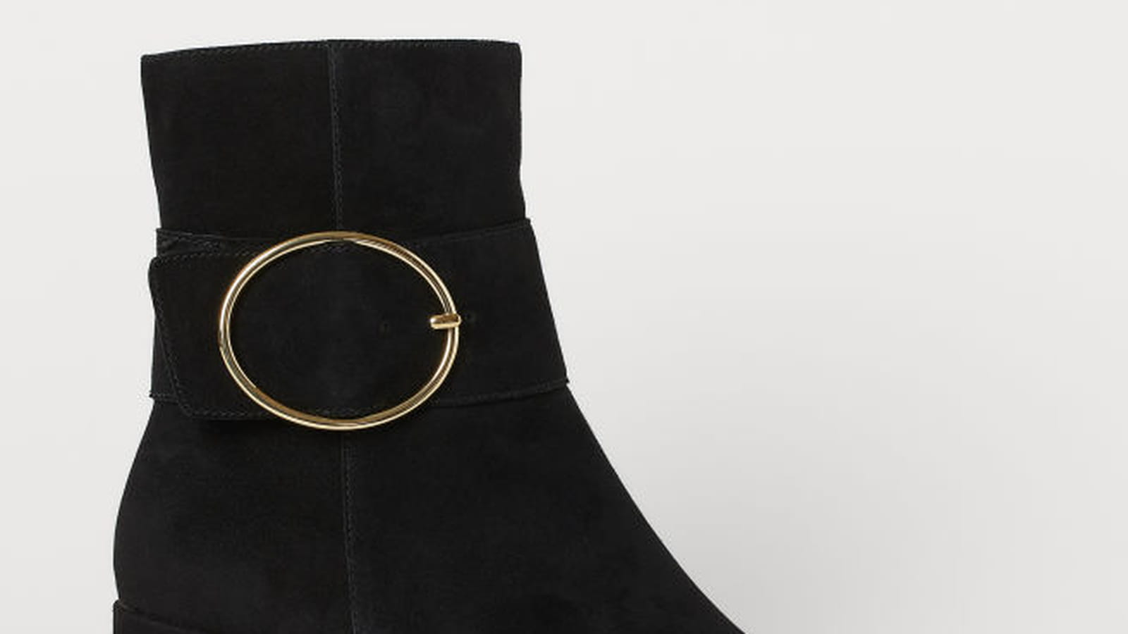 Bottines en suède