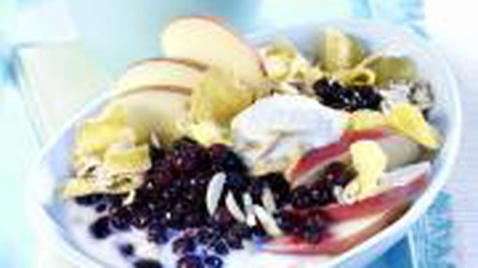 Muesli et myrtilles