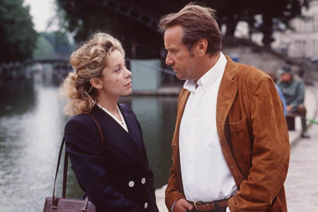 Yves Rénier avec Grace de Capitani dans le film Un Père Inattendu en 1997