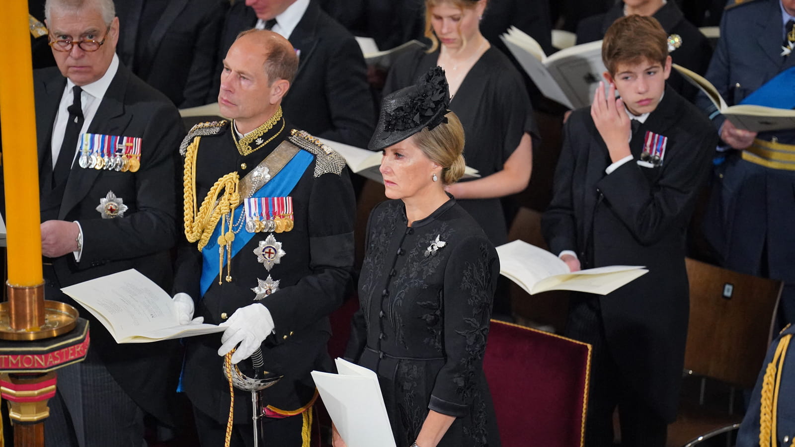 Prince Andrew, Edward et Sophie de Wessex