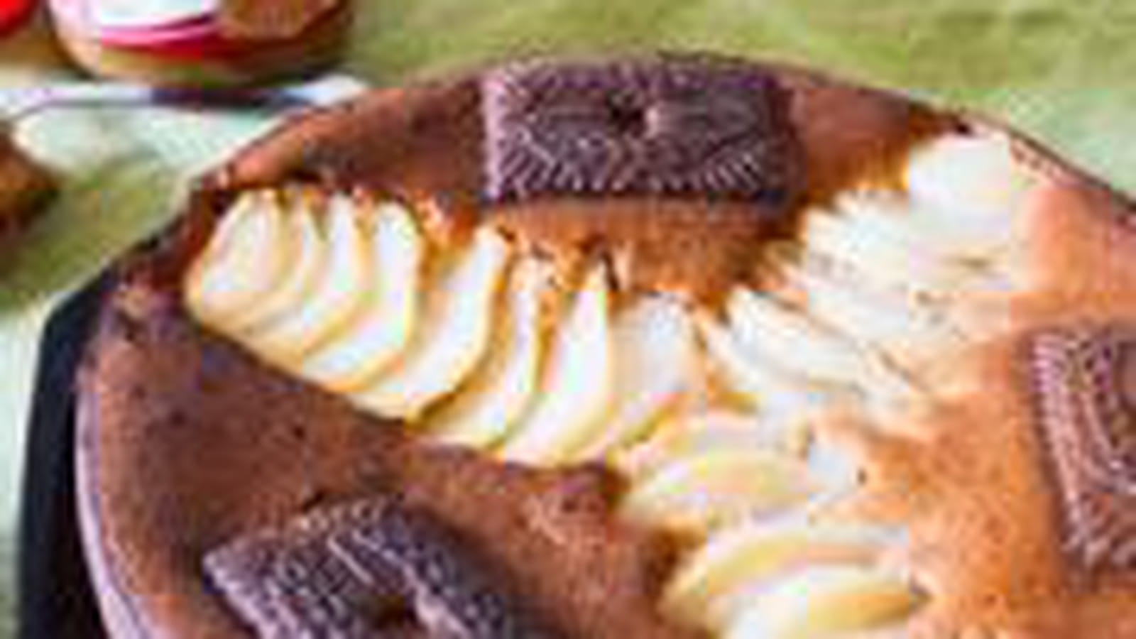 Gâteau moelleux poires speculoos et mascarpone