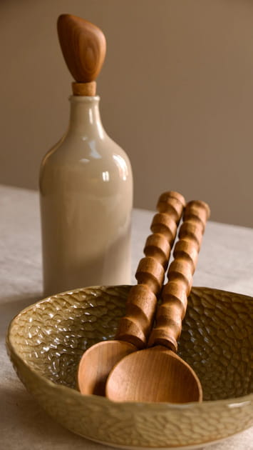 Ces couverts en bois ne laissent personne de marbre, en avant les salades tout l'&eacute;t&eacute;&nbsp;!