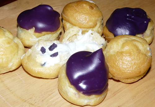 Choux vanille violette