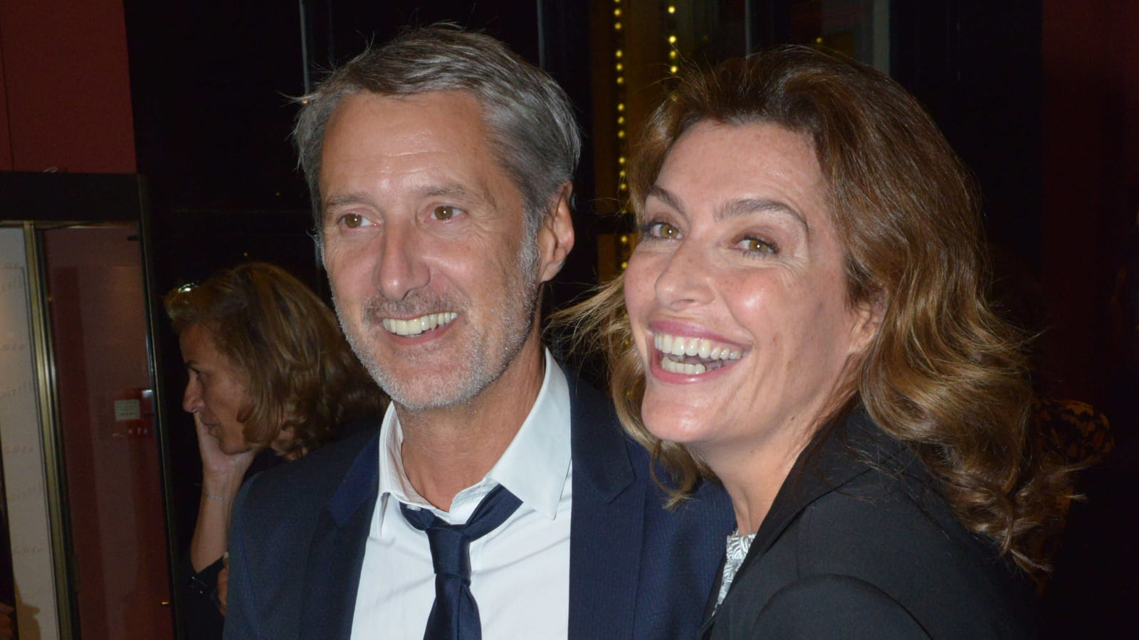 Antoine de Caunes et Daphné Roulier