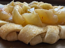 Tarte fine aux nectarines blanches : Etape 4
