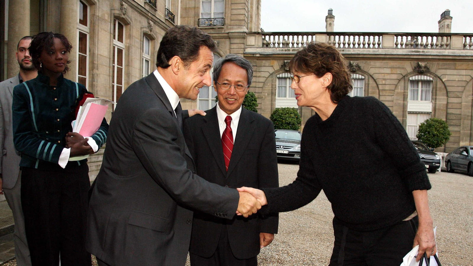 Nicolas Sarkozy et Jane Birkin