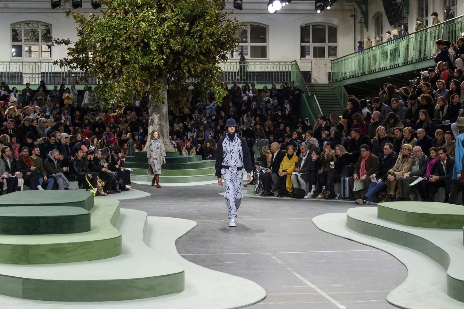Mise au vert sur le green Lacoste