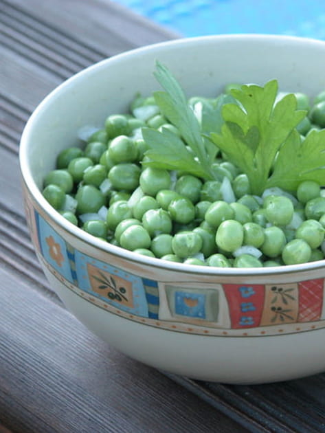 Salade de petits pois frais