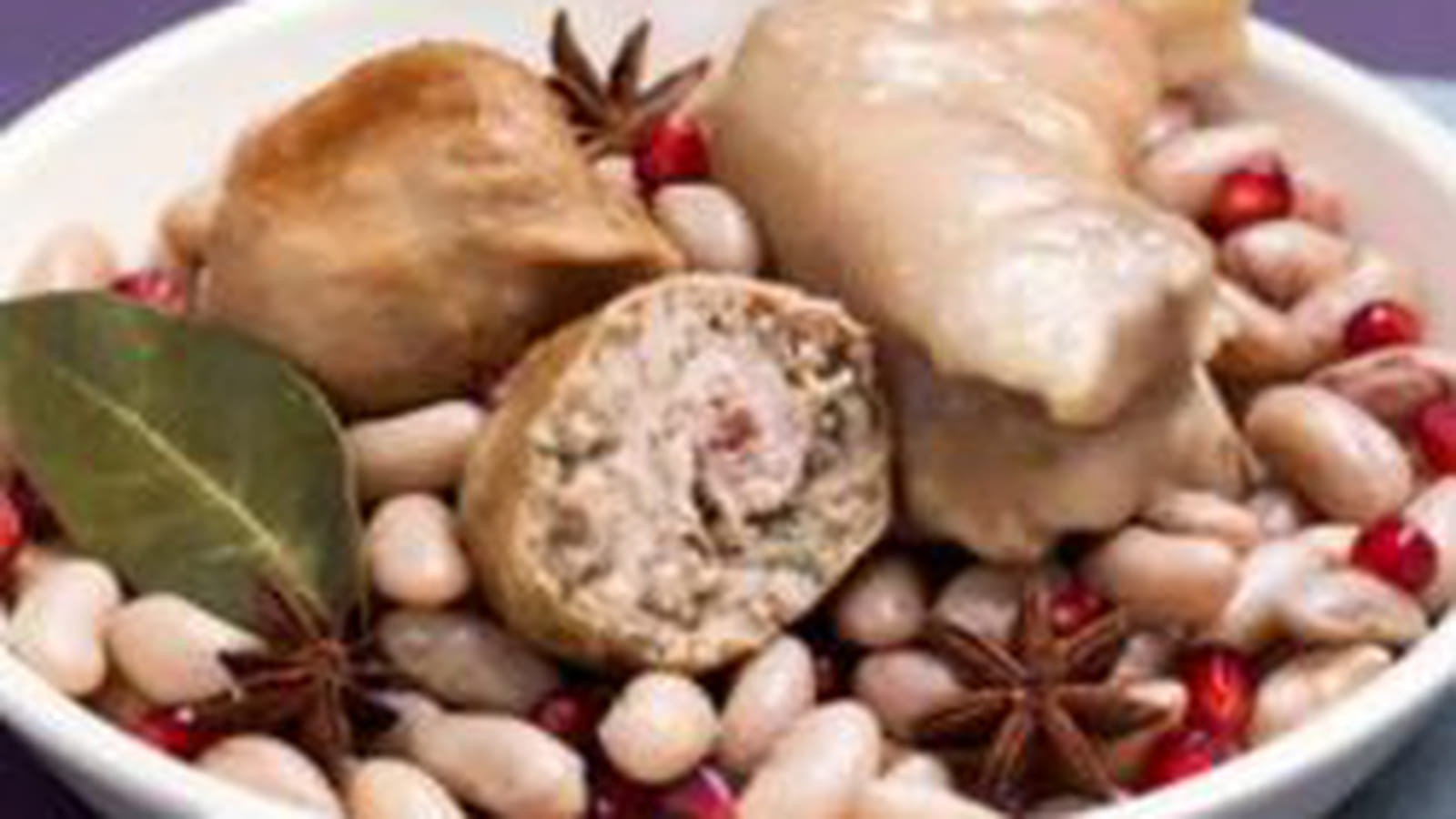 Cassolette de pieds et paquets aux cocos et grenade