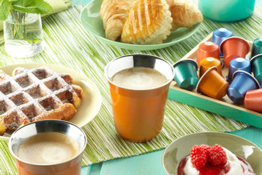 Nespresso propose un petit déjeuner fort de café