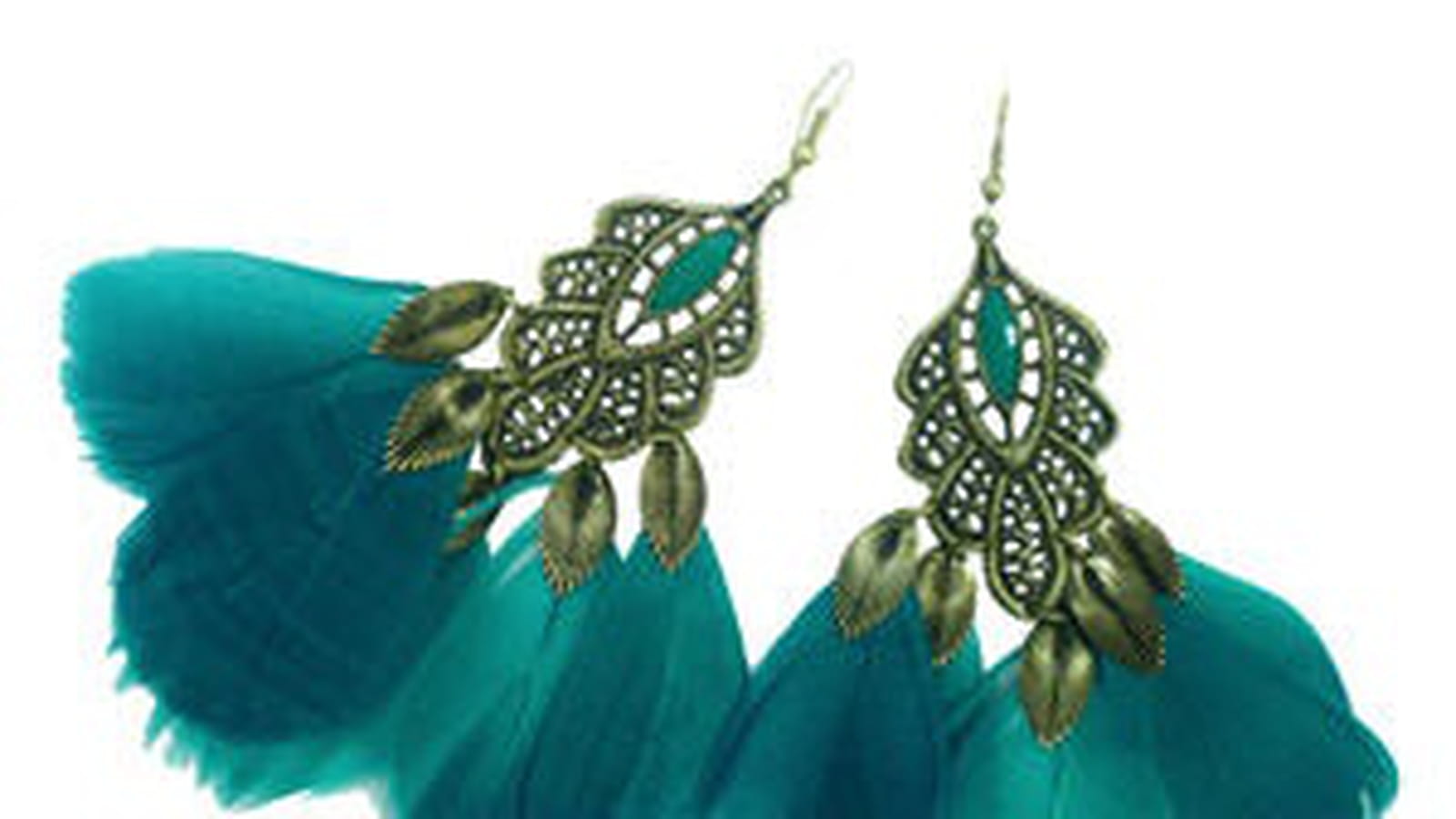 Boucles d'oreille plumes de Moa