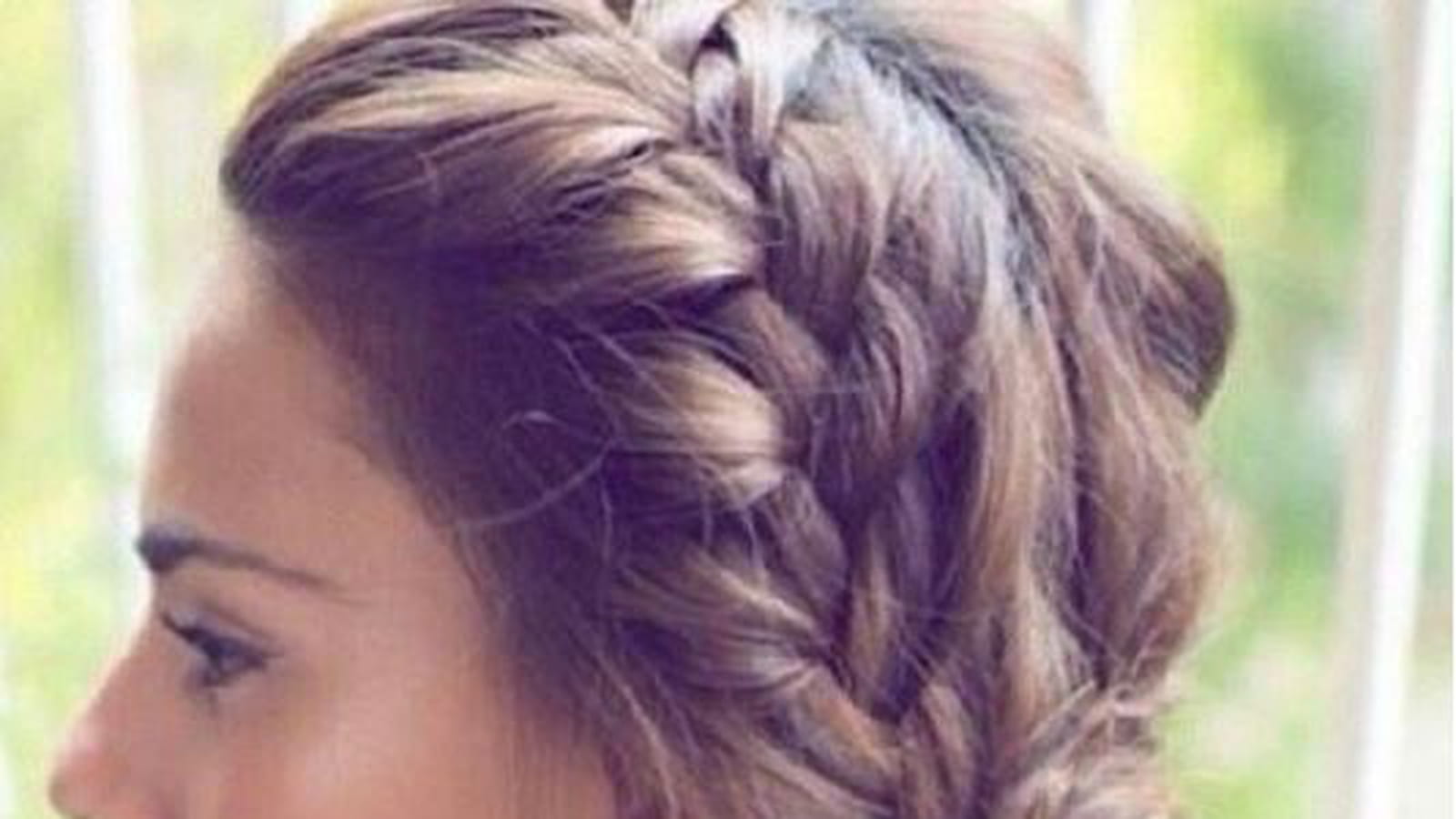 Tresse sur le côté