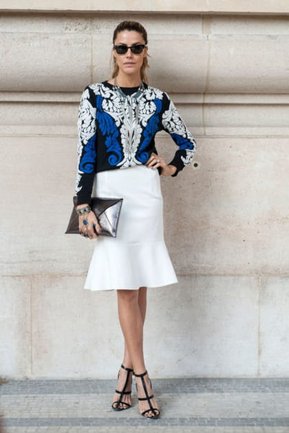 Street looks fashion week Paris&nbsp;: baroque