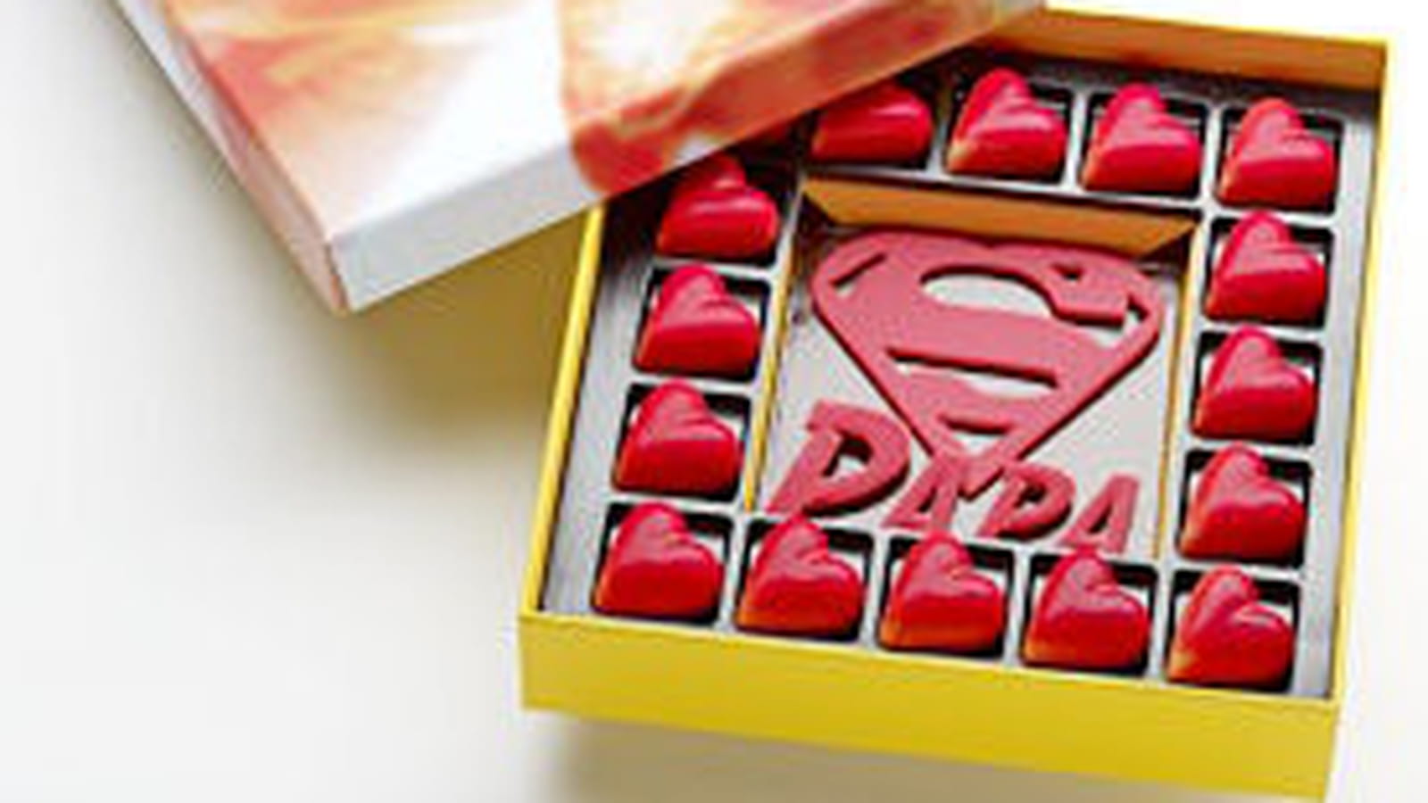 Boîte de chocolat "Superbe Papa" de Thierry Mulhaupt
