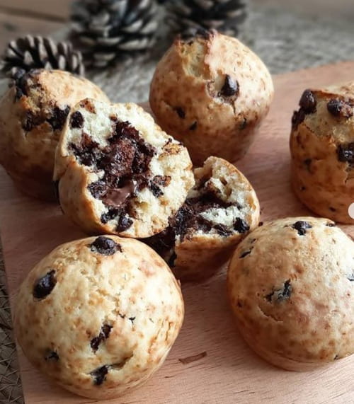 Muffins coeur Nutella