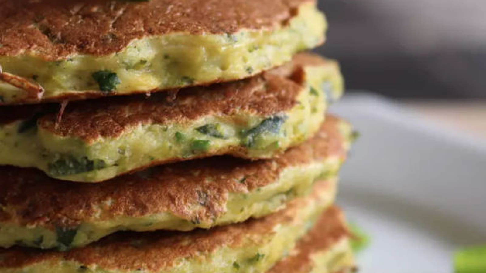 Galettes de légumes verts au cumin