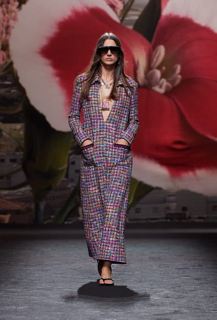 Look 2&nbsp;du d&eacute;fil&eacute;&nbsp;Chanel&nbsp;printemps-&eacute;t&eacute; 2024