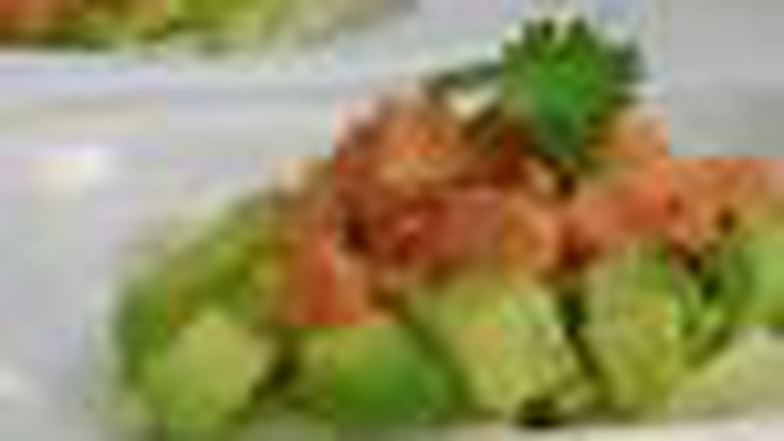 Saumon mariné, fenouil et avocat