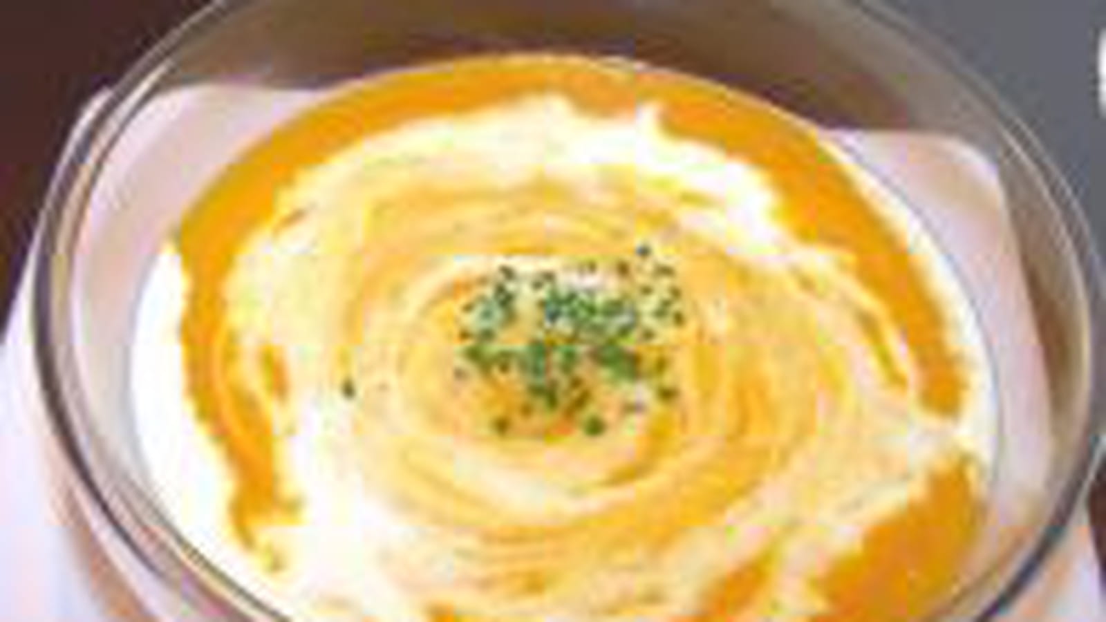 Velouté carottes gingembre citronnelle