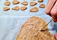 Gouttes aux amandes : Etape 1