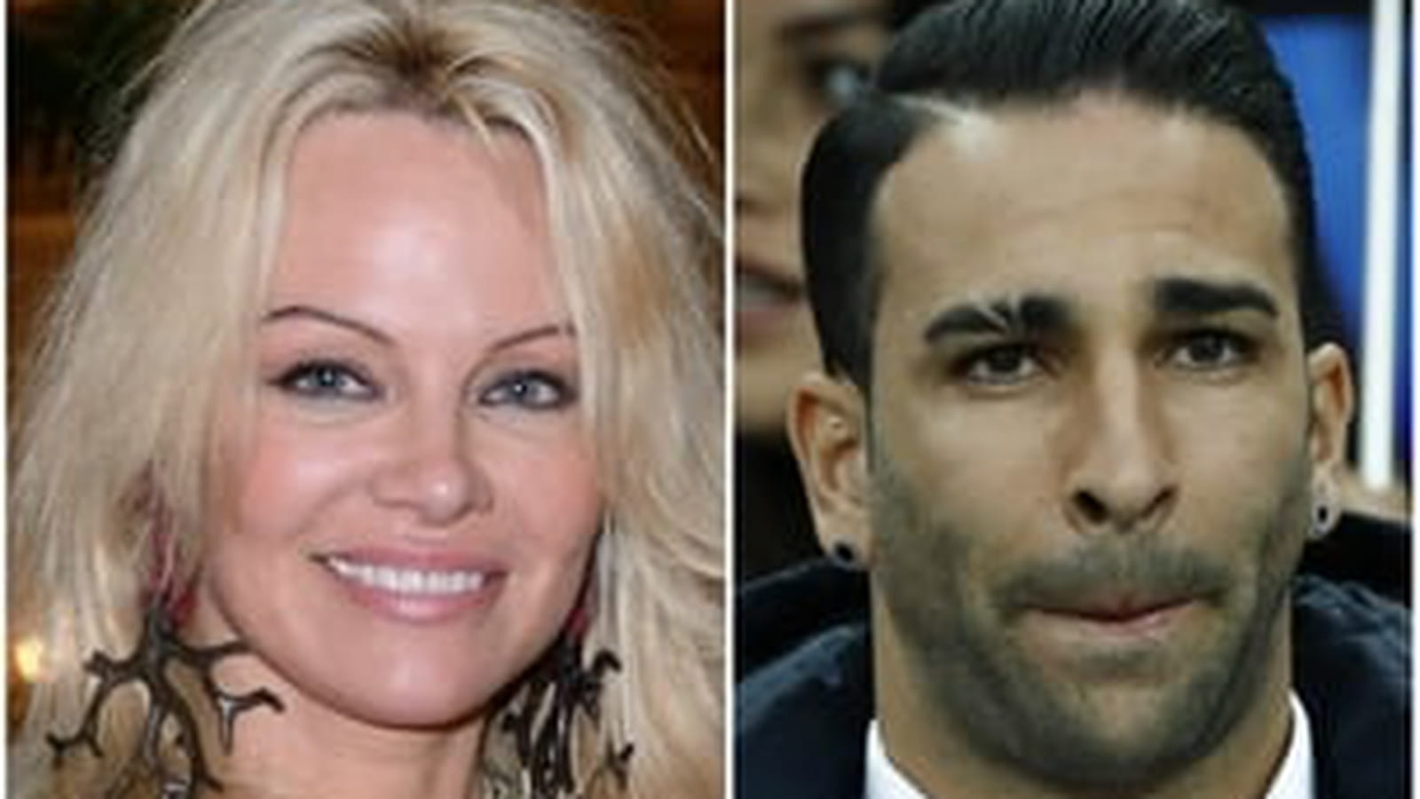 Adil Rami et Pamela Anderson