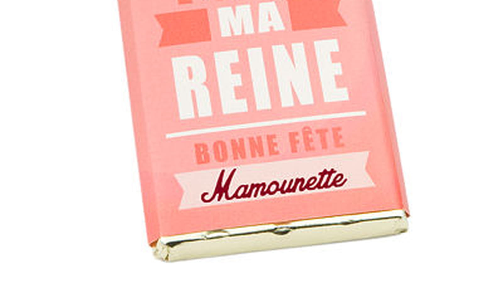 Tablette de chocolat à personnaliser de D'lys couleurs 