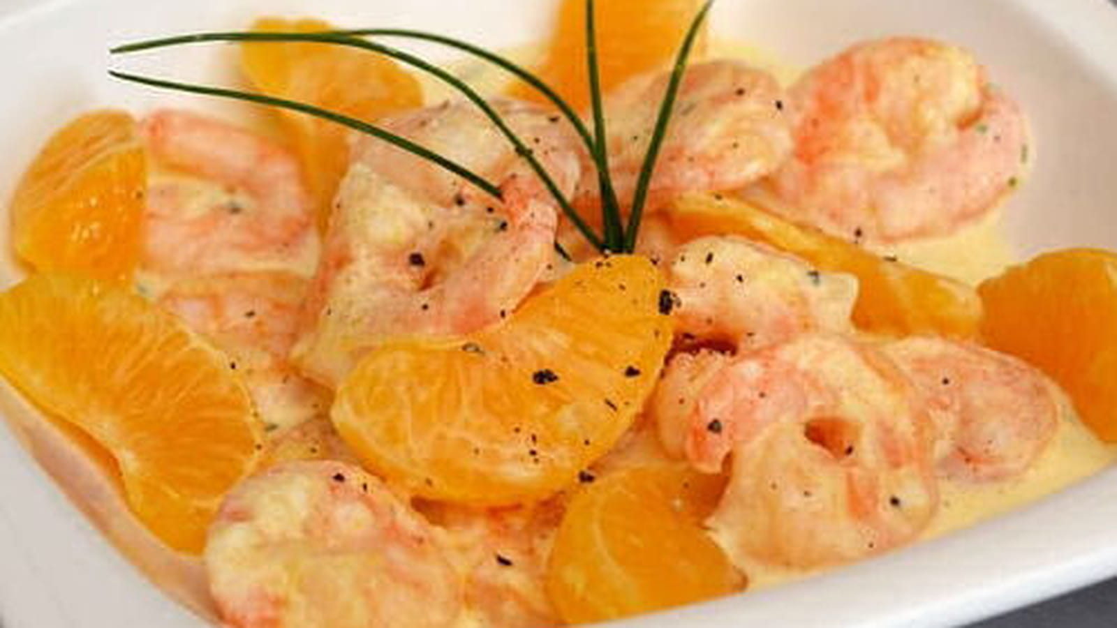 Scampis aux mandarines