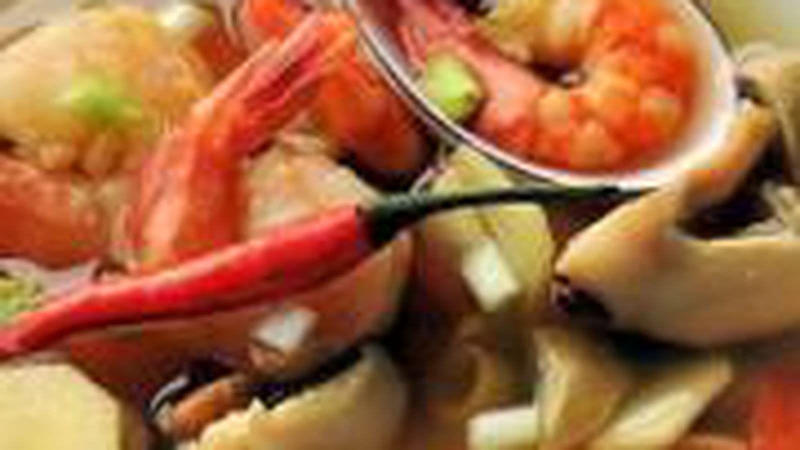 Soupe crevettes