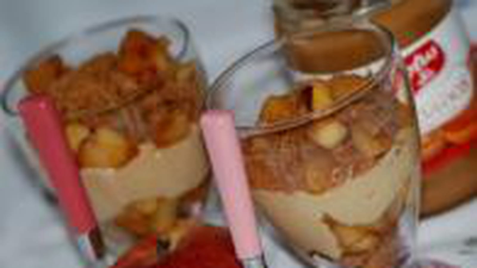 Pommes caramélisées et spéculoos façon trifle
