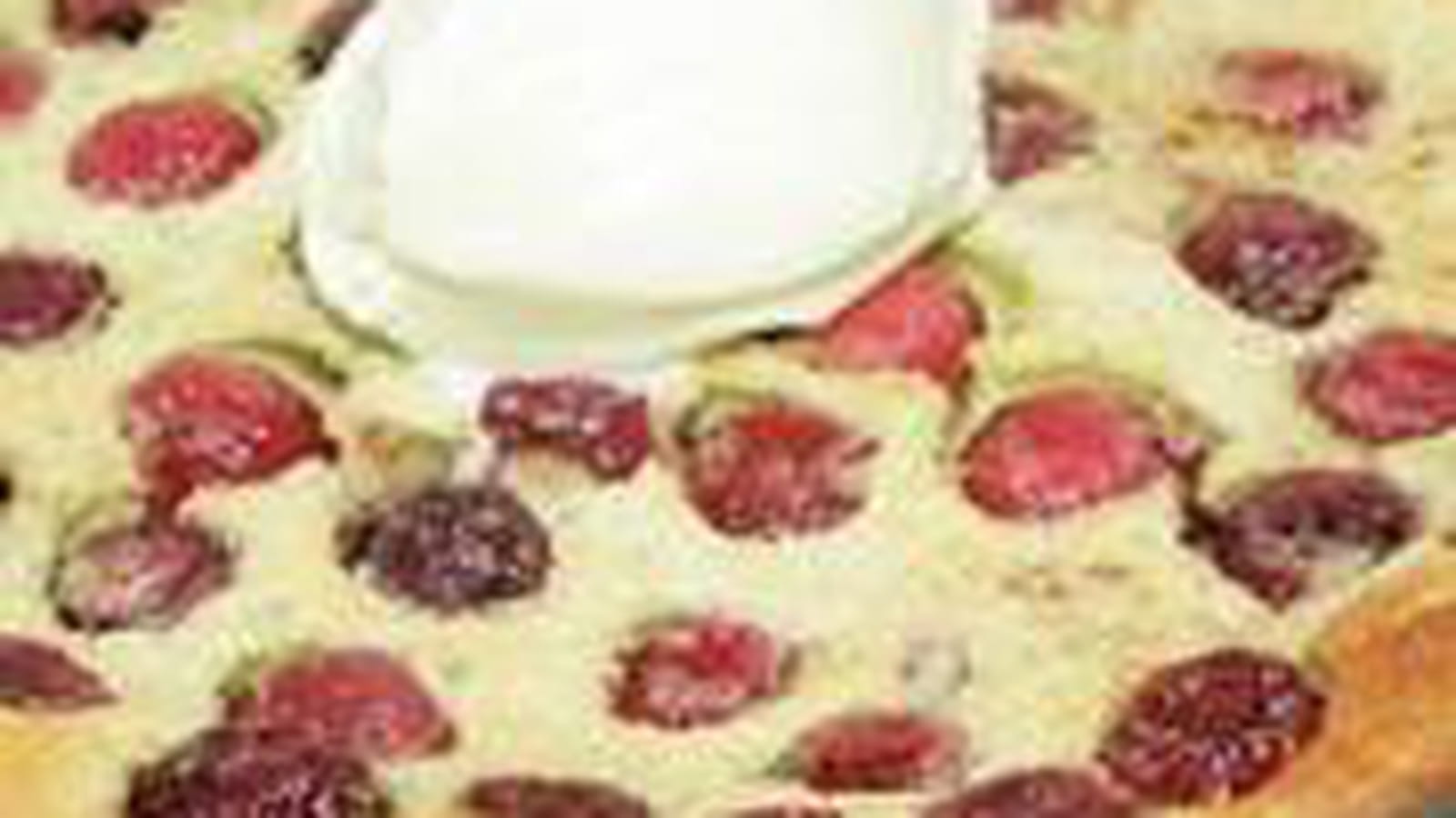 Clafoutis cerises et pistache