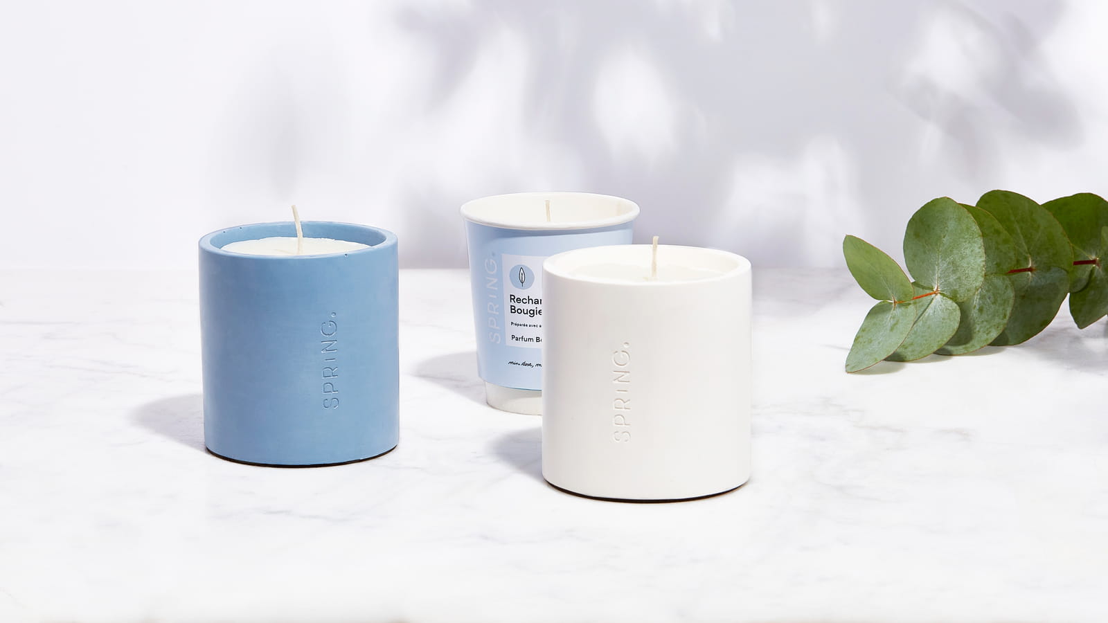 Bougie rechargeable Spring