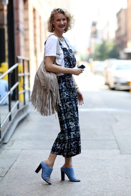 Street looks fashion week New York&nbsp;: inventif