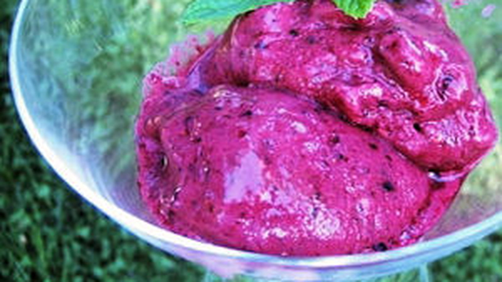 Sorbet aux fruits rouges express