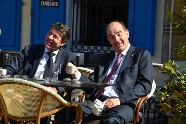 Christian Estrosi et Jean Castex : bain de soleil