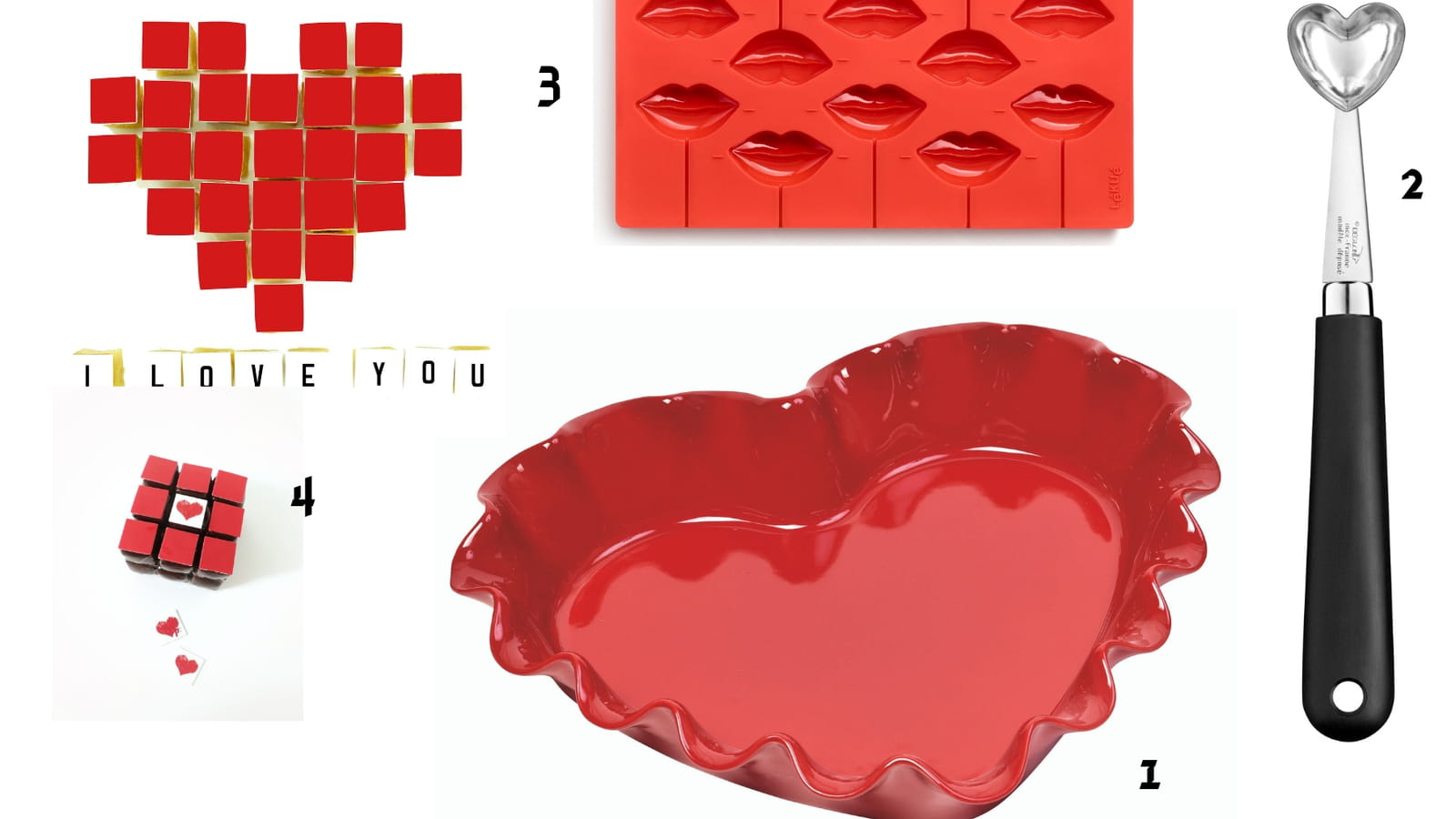 Les ustensiles pour le dessert parfait