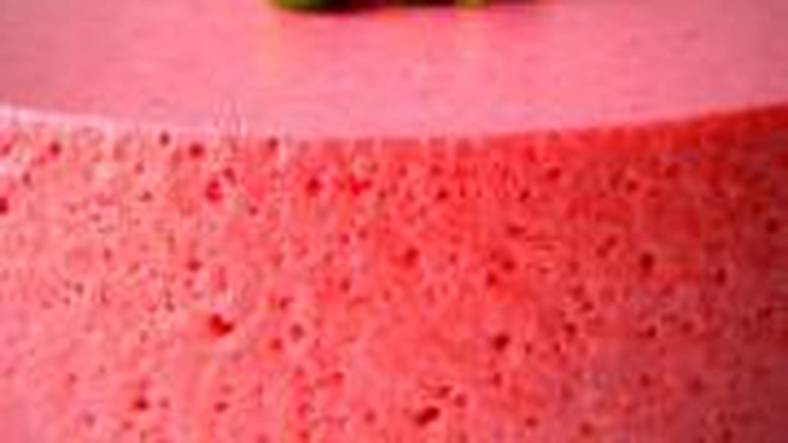 Bavarois framboises, pistaches et matcha