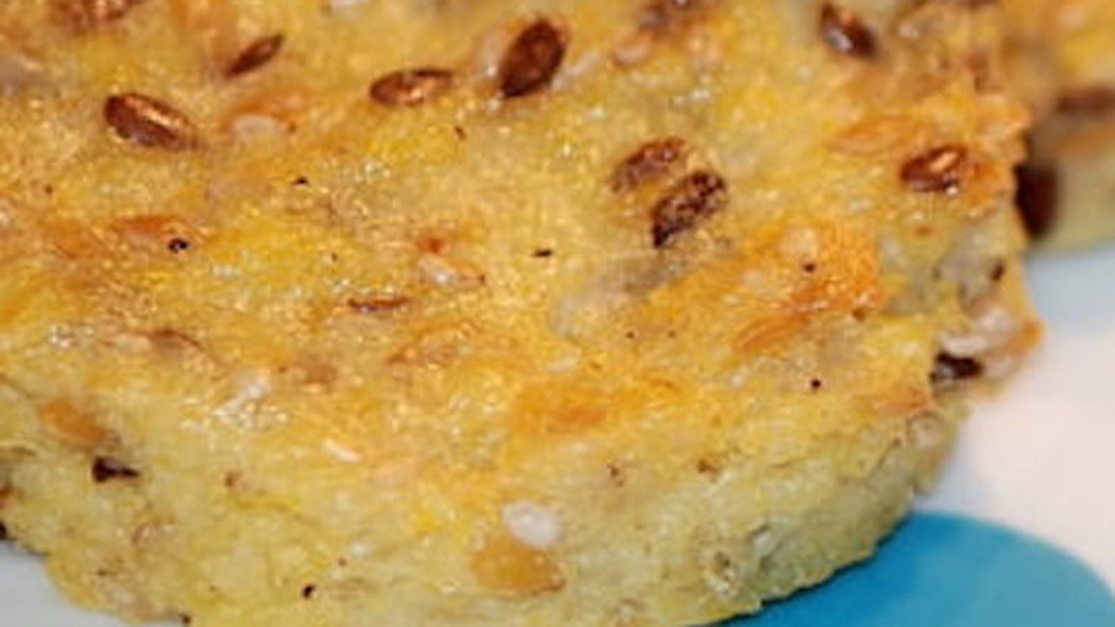 Galettes de polenta aux graines