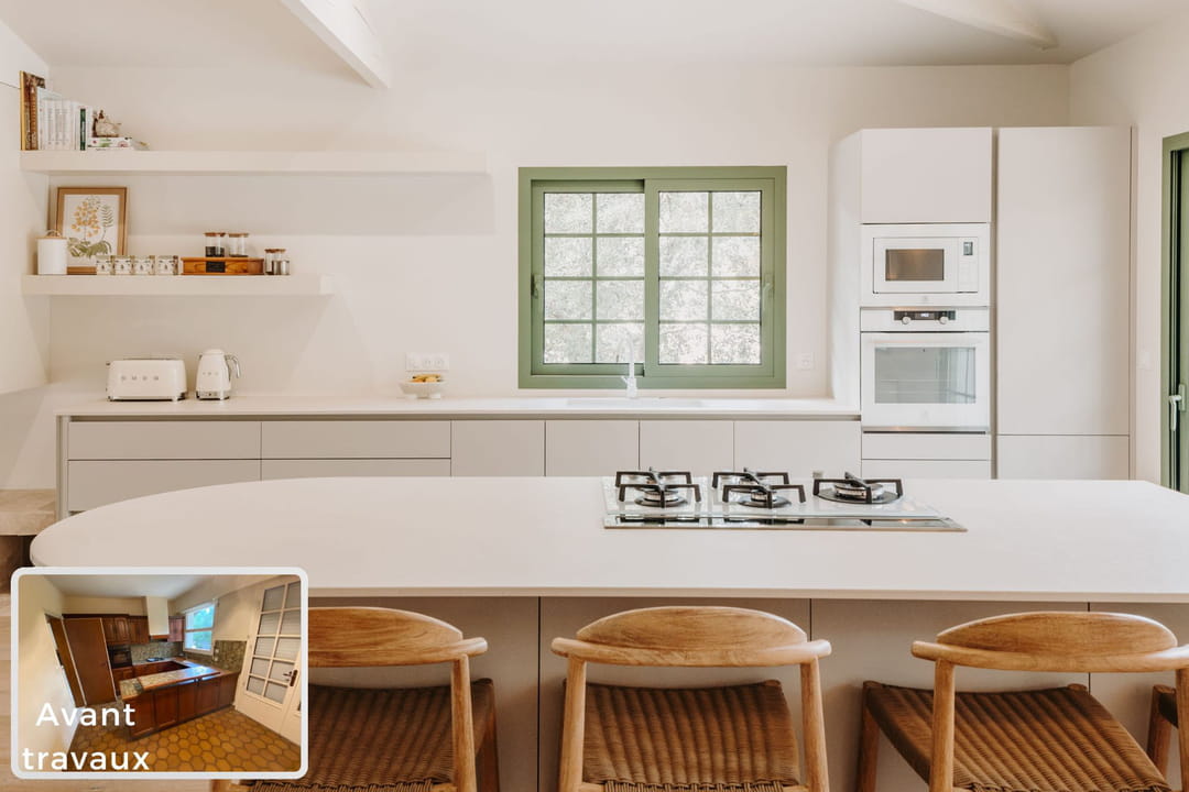 An old -fashioned house finally renovated to feel on vacation all year round