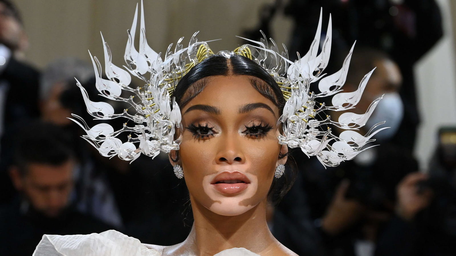 Winnie Harlow et son look de déesse