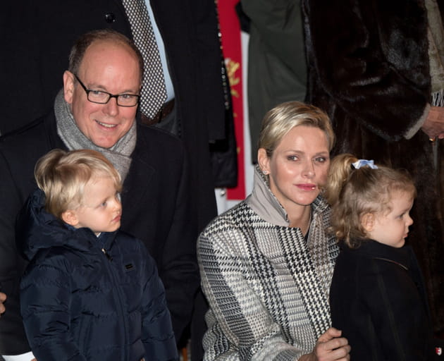 Le prince Albert, Charlene, Jacques et Gabriella