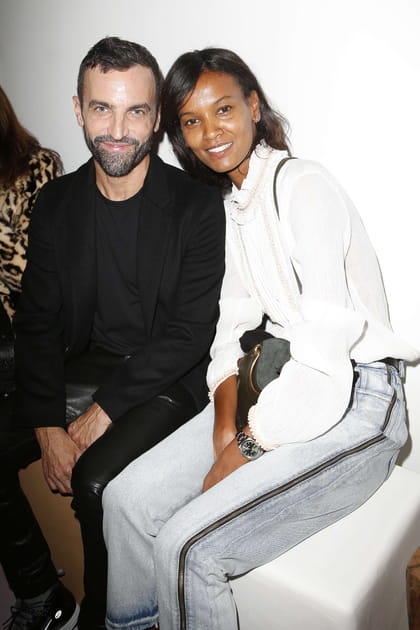 Nicolas Ghesquière et Liya Kebede