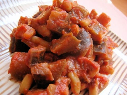 Aubergines à la sauce tomate
