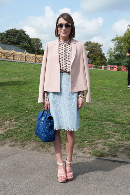 Street looks fashion week Londres : chic