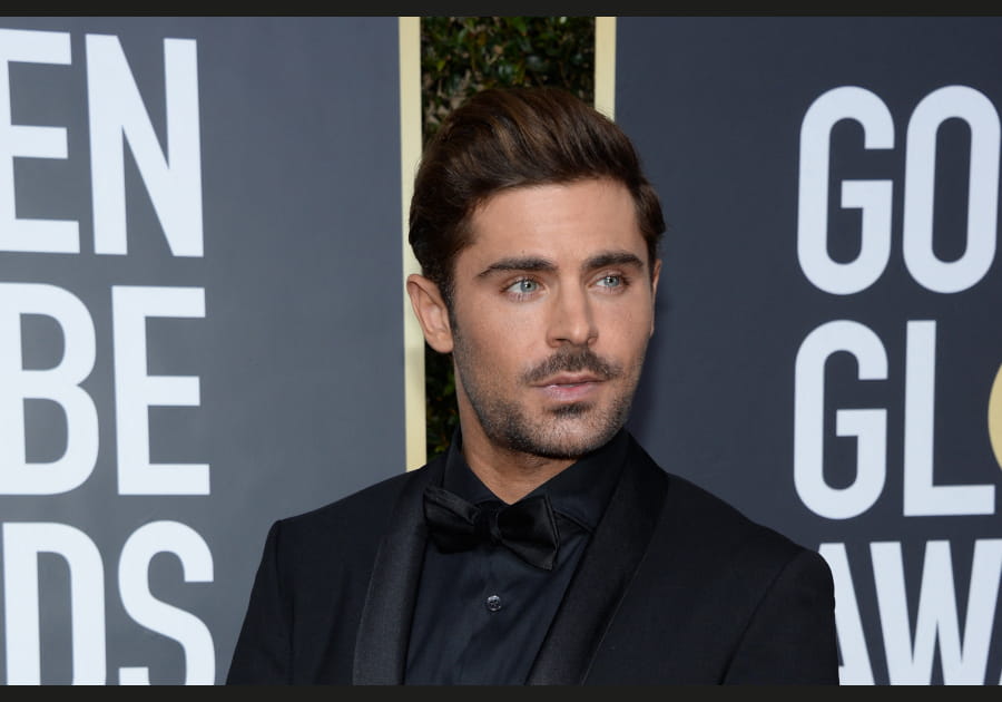 Les cheveux bruns de Zac Efron