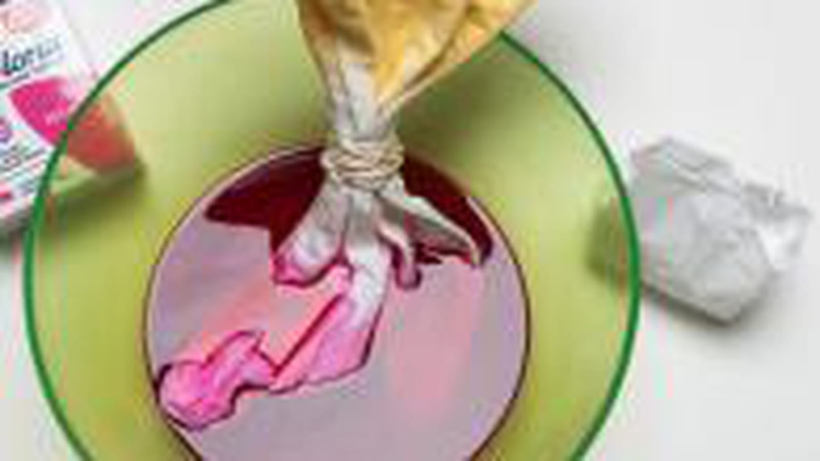 Teinture en fuchsia