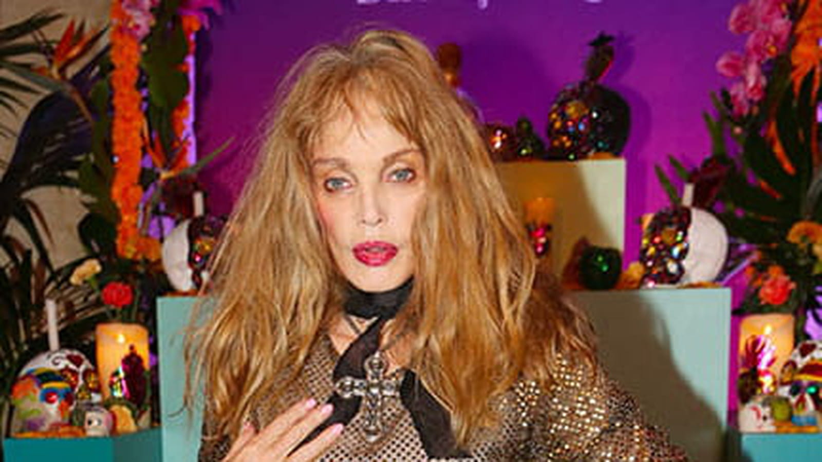 Arielle Dombasle le 1er novembre 2019