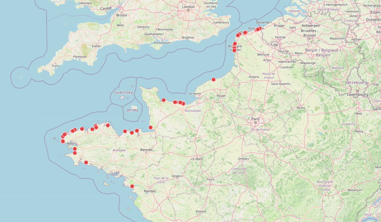 the 2026 map of beaches to avoid so as not to get sick