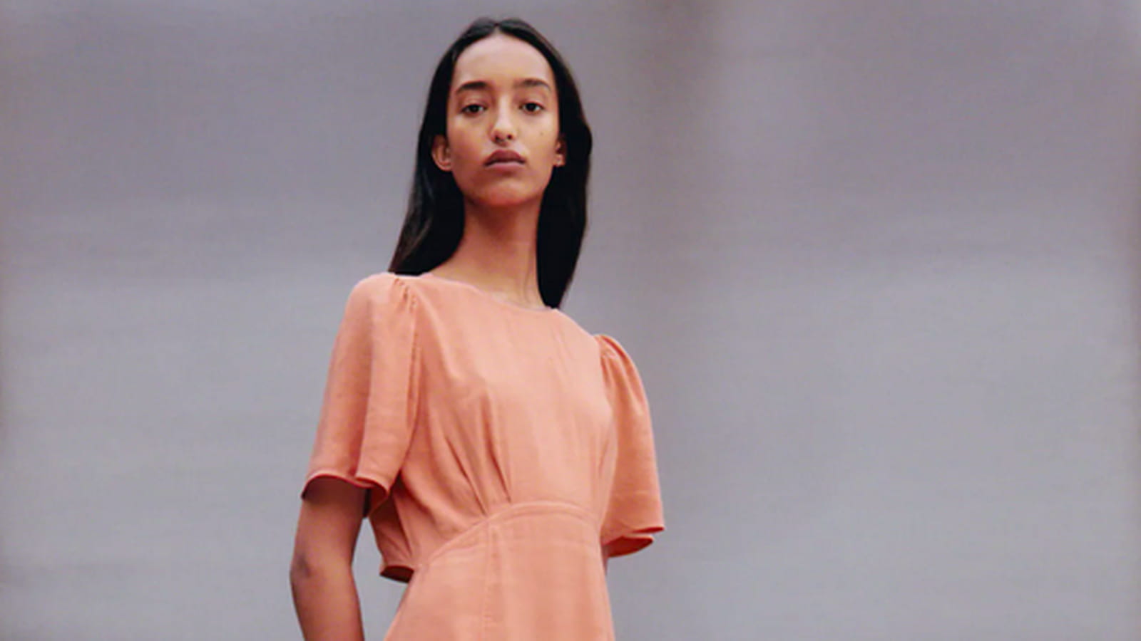 Robe mi-longue 