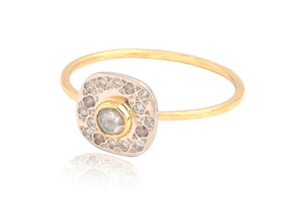 Bague pav&eacute; de Ab&iuml;s