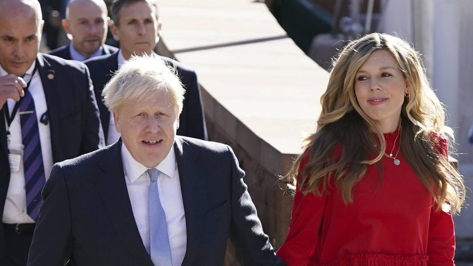 Boris Johnson et Carrie Symonds